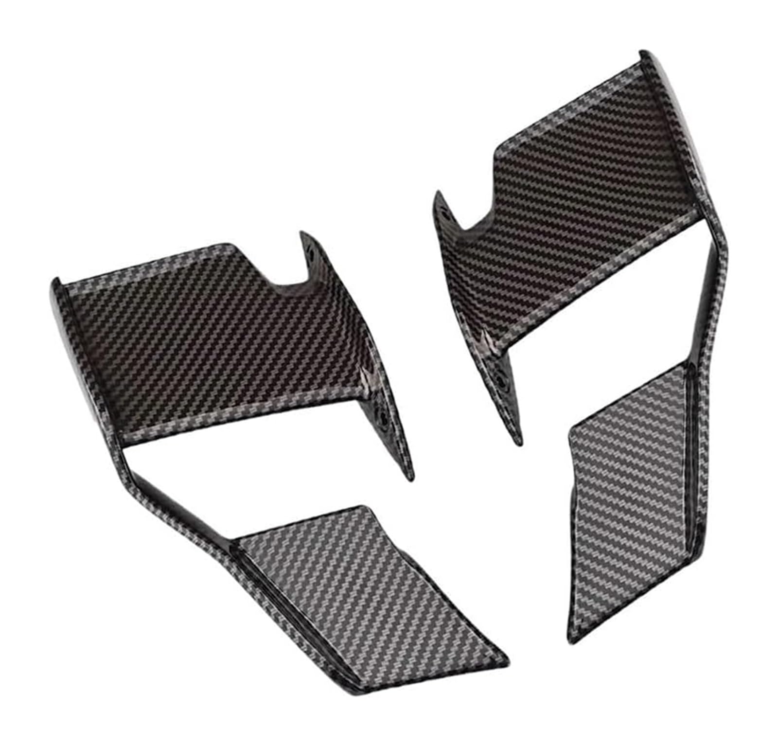 Seitenluftkanal Abdeckung Für S1000R 2021-2023 Motorrad Front Verkleidung Winglets Seite Winglet Aerodynamische Flügel Kit Spoiler Windschutzscheibe Spoiler Seitenverkleidung(Abs Carbon Paint) von SRVSQTPTVK