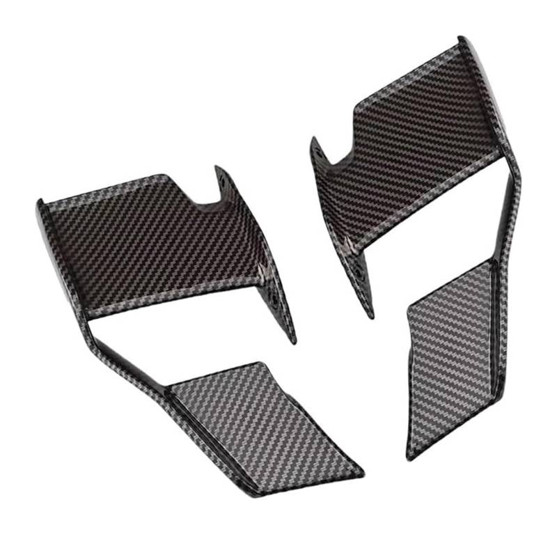 Seitenluftkanal Abdeckung Für S1000R 2021-2023 Motorrad Front Verkleidung Winglets Seite Winglet Aerodynamische Flügel Kit Spoiler Windschutzscheibe Spoiler Seitenverkleidung(Abs Carbon Paint) von SRVSQTPTVK