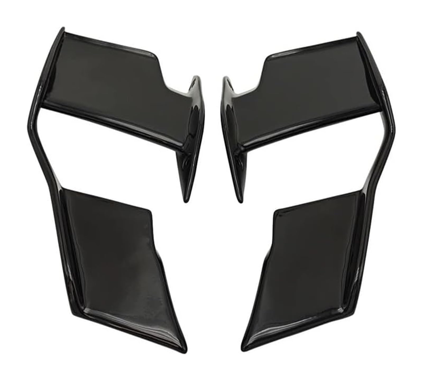 Seitenluftkanal Abdeckung Für S1000R Für M1000R Für S1000r Für M1000r 2021-2023 Motorrad Verkleidung Vorne Aerodynamische Spoiler Winglet Seitenverkleidung(Bright Black) von SRVSQTPTVK