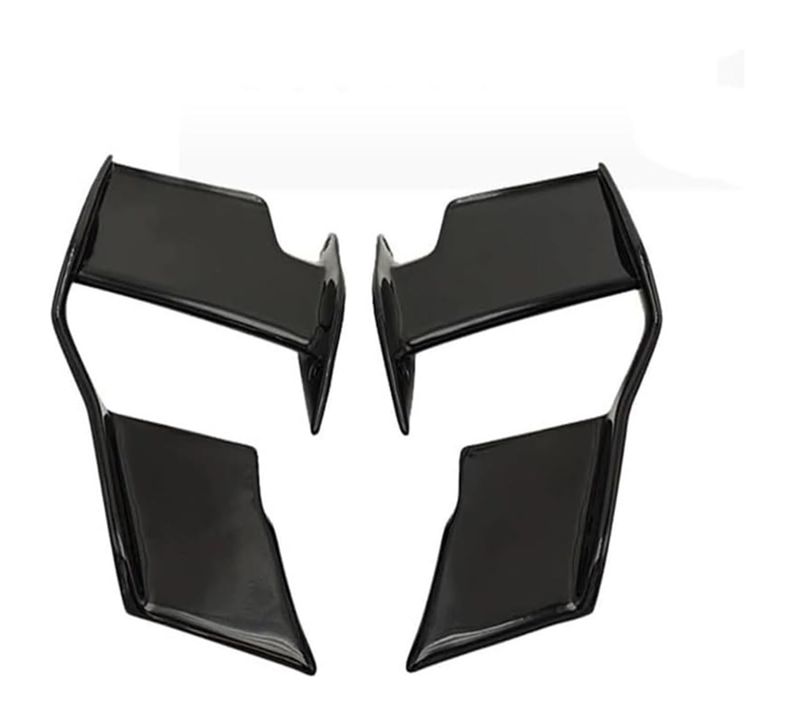 Seitenluftkanal Abdeckung Für S1000R M1000R S1000 R M1000 R 2021-2023 Schwarz Windschutzscheibe Flügel Verkleidung Vorne Aerodynamischer Spoiler Seitenverkleidung(Bright Black) von SRVSQTPTVK