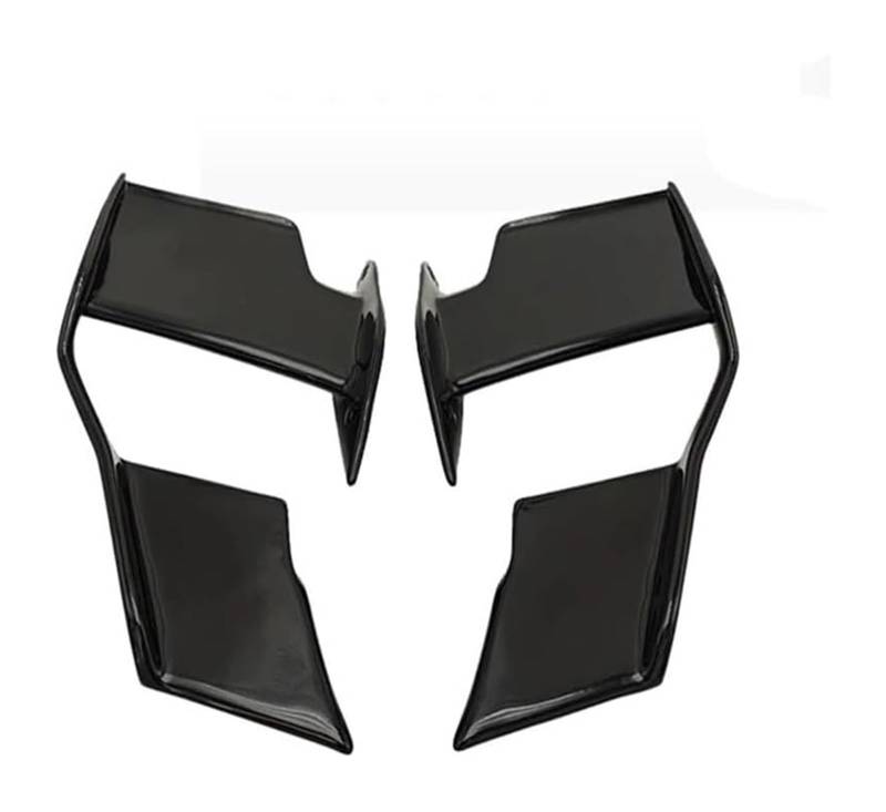 Seitenluftkanal Abdeckung Für S1000R M1000R S1000 R M1000 R 2021-2023 Schwarz Windschutzscheibe Flügel Verkleidung Vorne Aerodynamischer Spoiler Seitenverkleidung(Bright Black) von SRVSQTPTVK