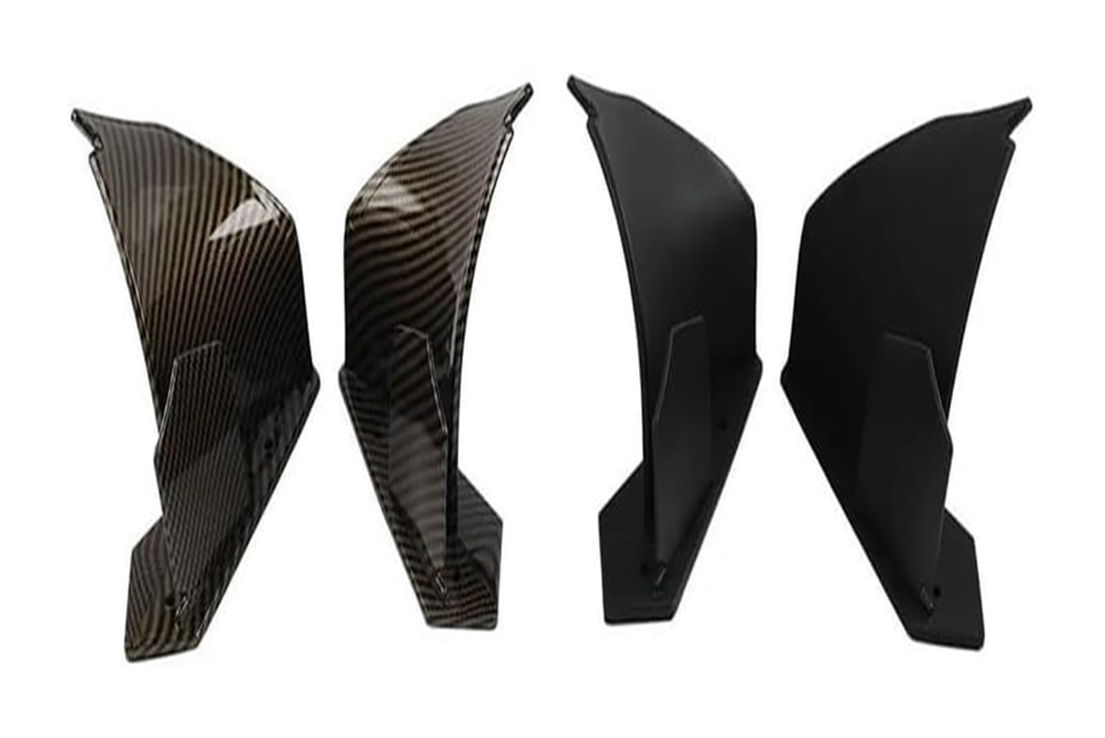 Seitenluftkanal Abdeckung Für S1000RR 2009-2014 Motorrad Seite Flügel Motorrad Hinten Schwanz Spoiler Feste Flügel Verkleidung Winglet Seitenverkleidung(Carbon Fibre Brown) von SRVSQTPTVK