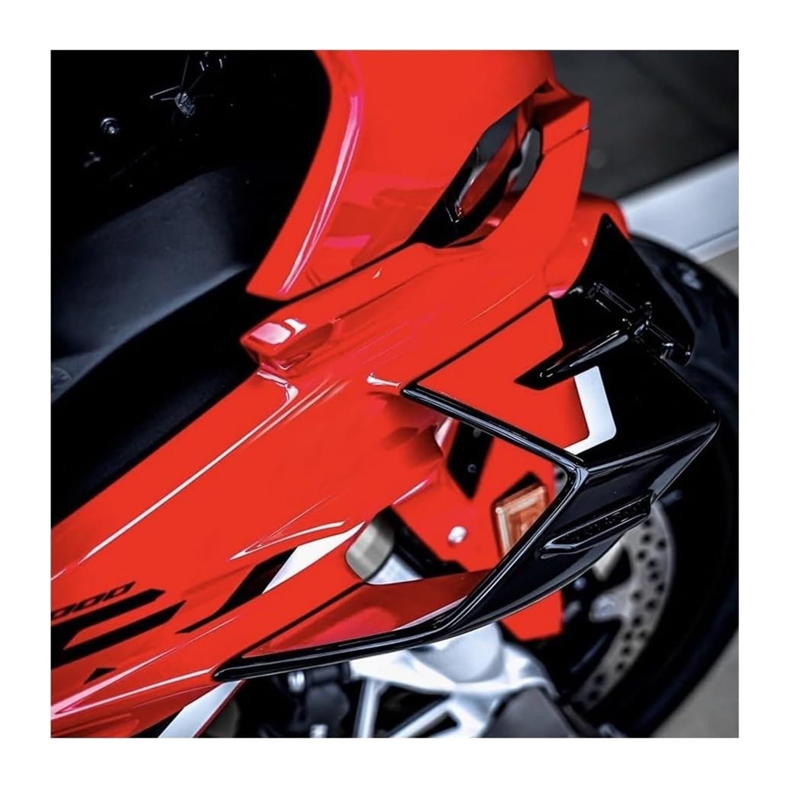 Seitenluftkanal Abdeckung Für S1000RR 2023 2024 Aerodynamische Seite Flügel Vorderseite Abtrieb Nackt Spoiler Verkleidung Zubehör Motorrad Fixed Wing Seitenverkleidung(1) von SRVSQTPTVK