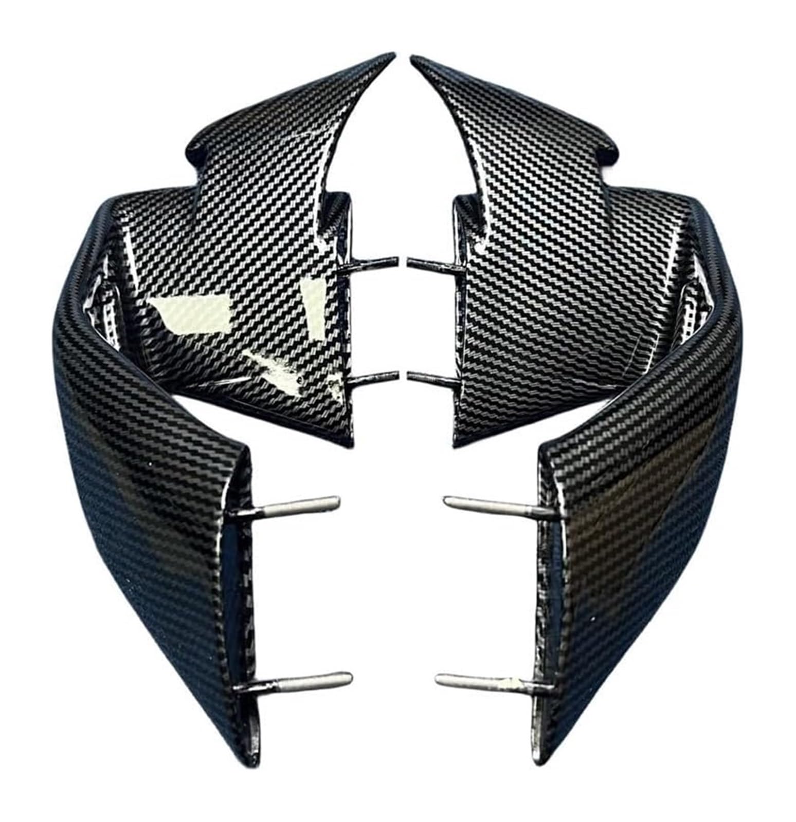 Seitenluftkanal Abdeckung Für S1000RR 2023 2024 Aerodynamische Seite Flügel Vorderseite Abtrieb Nackt Spoiler Verkleidung Zubehör Motorrad Fixed Wing Seitenverkleidung(ABS Carbon Black) von SRVSQTPTVK