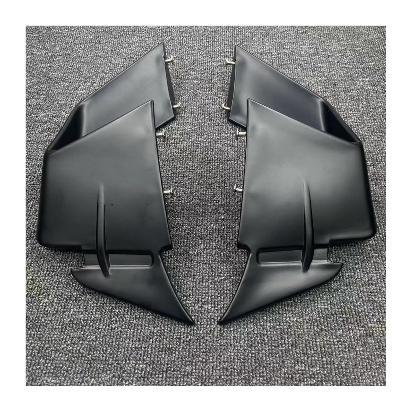 Seitenluftkanal Abdeckung Für S1000RR Für S1000 RR Für M1000RR 2019-2022 Windschutzscheibe Flügel Verkleidung Vorne Aerodynamische Spoiler Winglet Seitenverkleidung(Schwarz) von SRVSQTPTVK