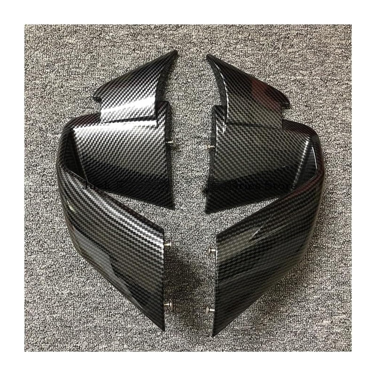 Seitenluftkanal Abdeckung Für S1000RR Für S1000RR 2019-2024 Motorrad Zubehör Fixed Wing Fixed Winglet Flügel Deflektor Spoiler Seite Spoiler Gugel Seitenverkleidung(Carbon Fibre 19-22) von SRVSQTPTVK