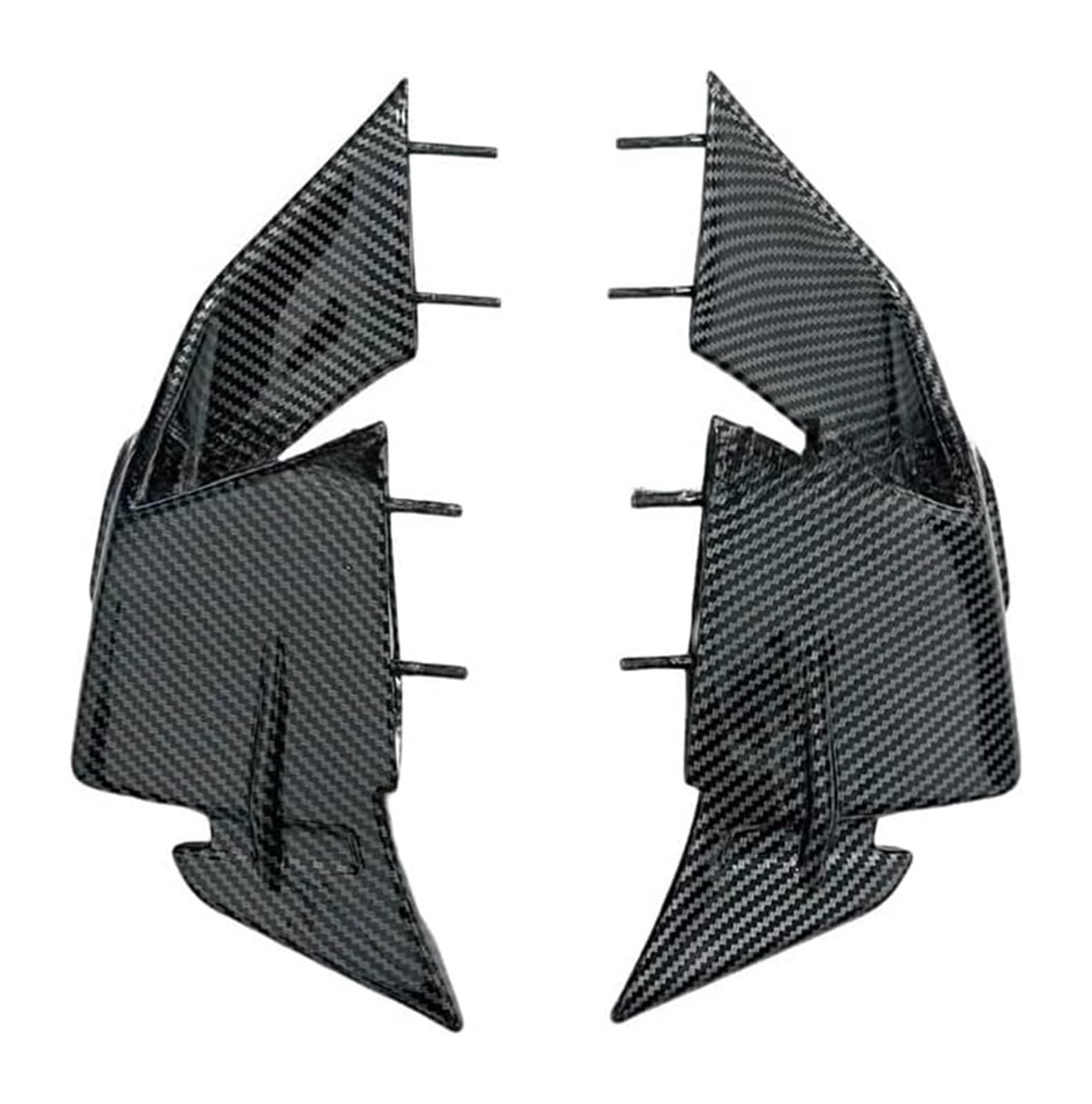 Seitenluftkanal Abdeckung Für S1000RR Für S1000RR 2019-2024 Motorrad Zubehör Fixed Wing Fixed Winglet Flügel Deflektor Spoiler Seite Spoiler Gugel Seitenverkleidung(Carbon Fibre 23-24) von SRVSQTPTVK