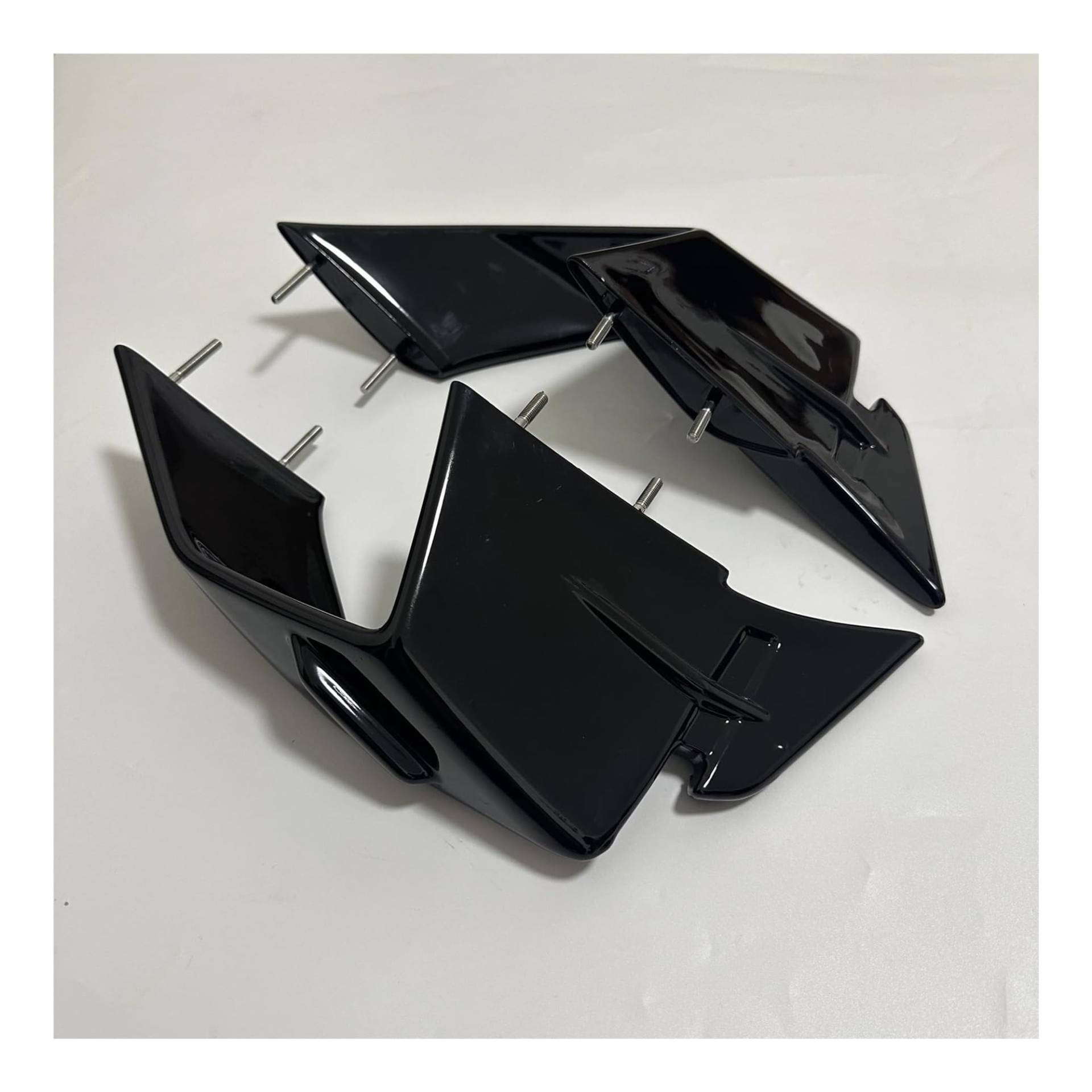 Seitenluftkanal Abdeckung Für S1000RR M1000RR 2019-2024 Motorrad Winglet Aerodynamische Flügel Kit Spoiler Frontspoiler Feste Wind Winglets Seitenverkleidung(23-24 Bright Black) von SRVSQTPTVK