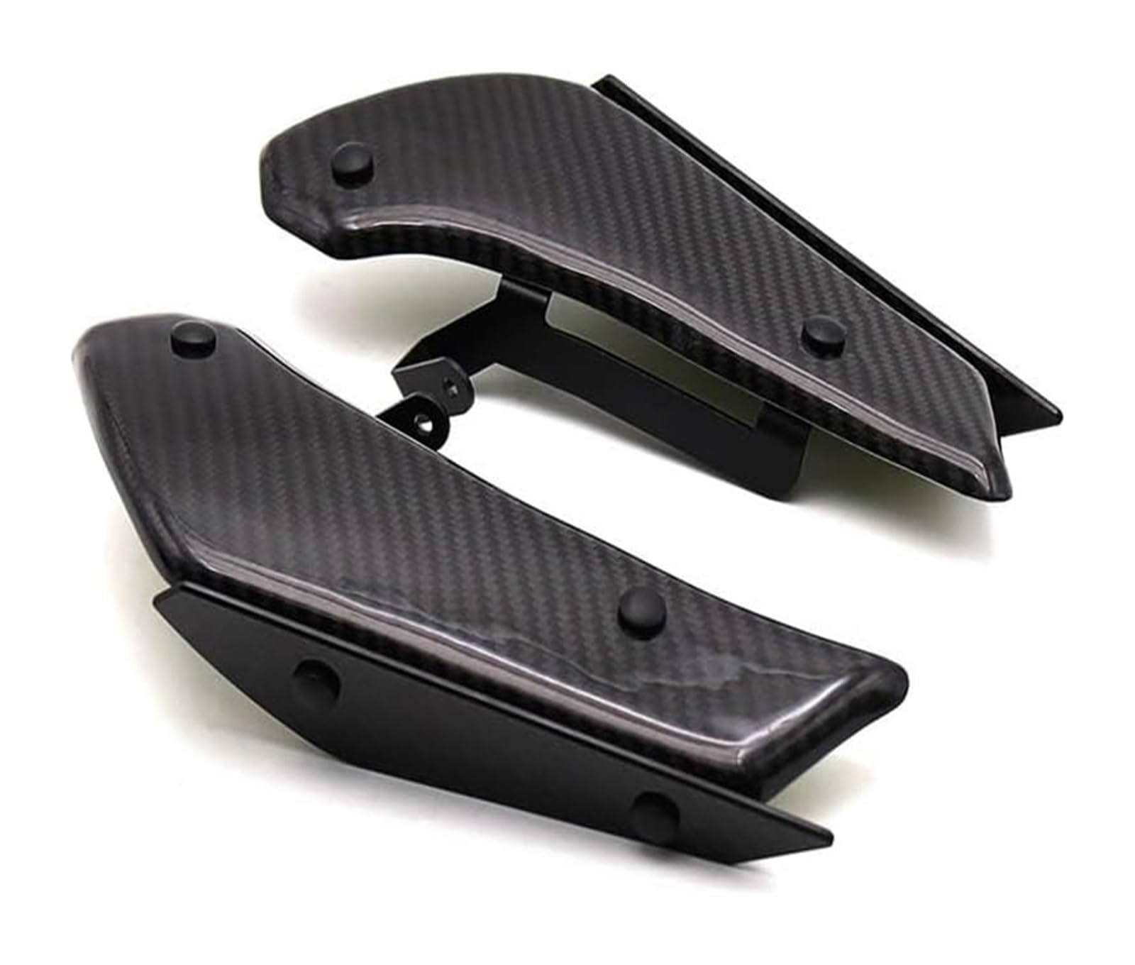 Seitenluftkanal Abdeckung Für S1000RR S 1000 RR 1000RR 2019 2020 Motorrad Seite Abtrieb Sport Spoiler Aerodynamische Feste Winglet Verkleidung Flügel Abdeckung Seitenverkleidung(Carbon Black) von SRVSQTPTVK