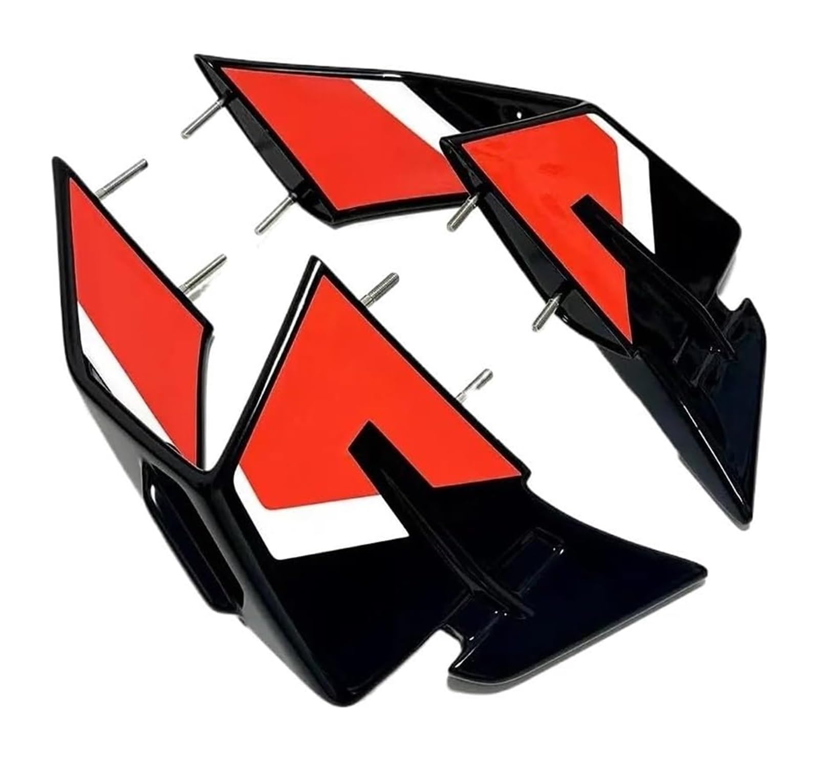 Seitenluftkanal Abdeckung Für S1000rr 2023 2024 Motorrad Verkleidung Seite Motorrad Seite Flügel Winglet Aerodynamische Flügel Deflektor Spoiler Seitenverkleidung(23-24 Red) von SRVSQTPTVK