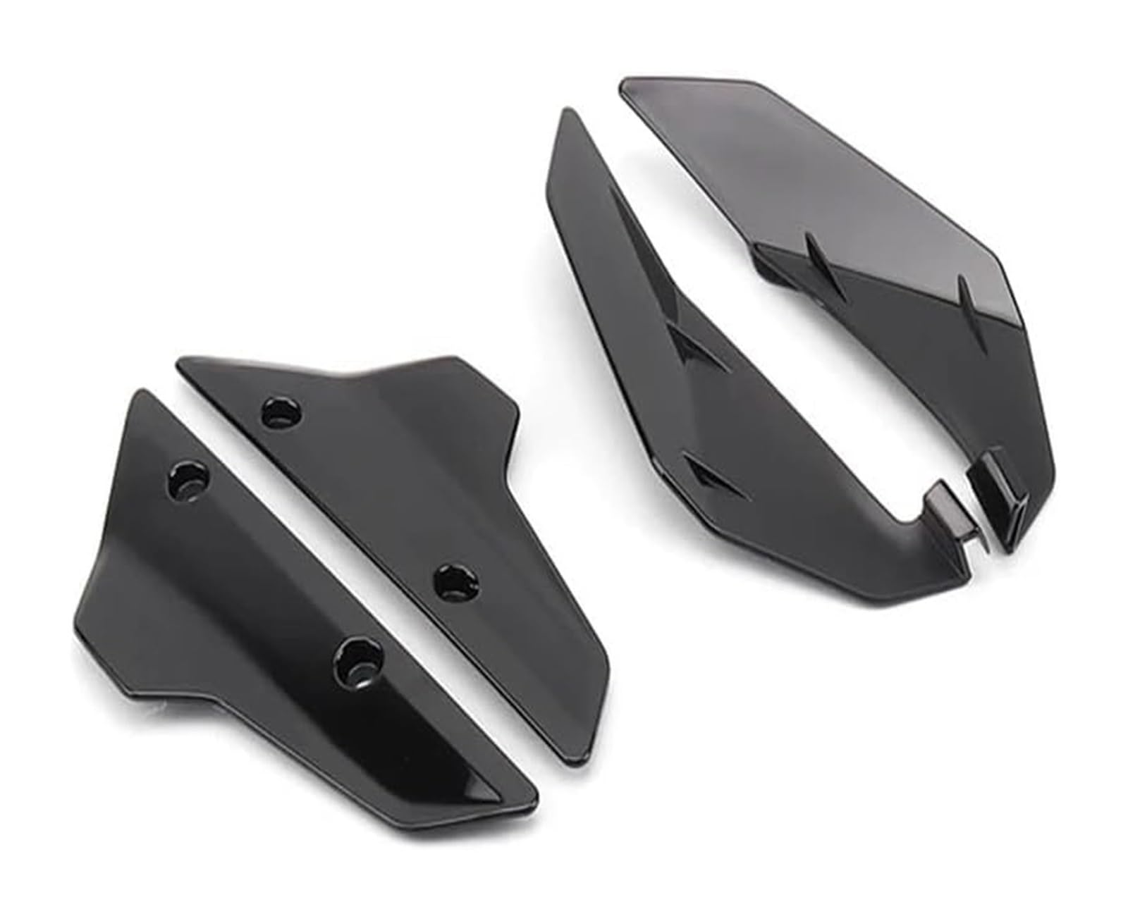 Seitenluftkanal Abdeckung Für XL 750 2023 Seite Spoiler Windschutz Windschutz Acryl Motorrad Seite Flügel Zubehör Motorrad Front Deflektoren Seitenverkleidung(Schwarz) von SRVSQTPTVK