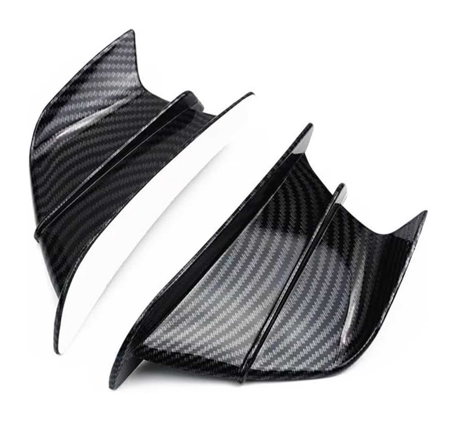 Seitenluftkanal Abdeckung Für Y&amaha BWS RS Jog Joe GP Motorrad Winglet Aerodynamischer Flügel Kit Spoiler Motorrad Spoiler Flügel Seitenverkleidung(Glossy Carbon Look) von SRVSQTPTVK
