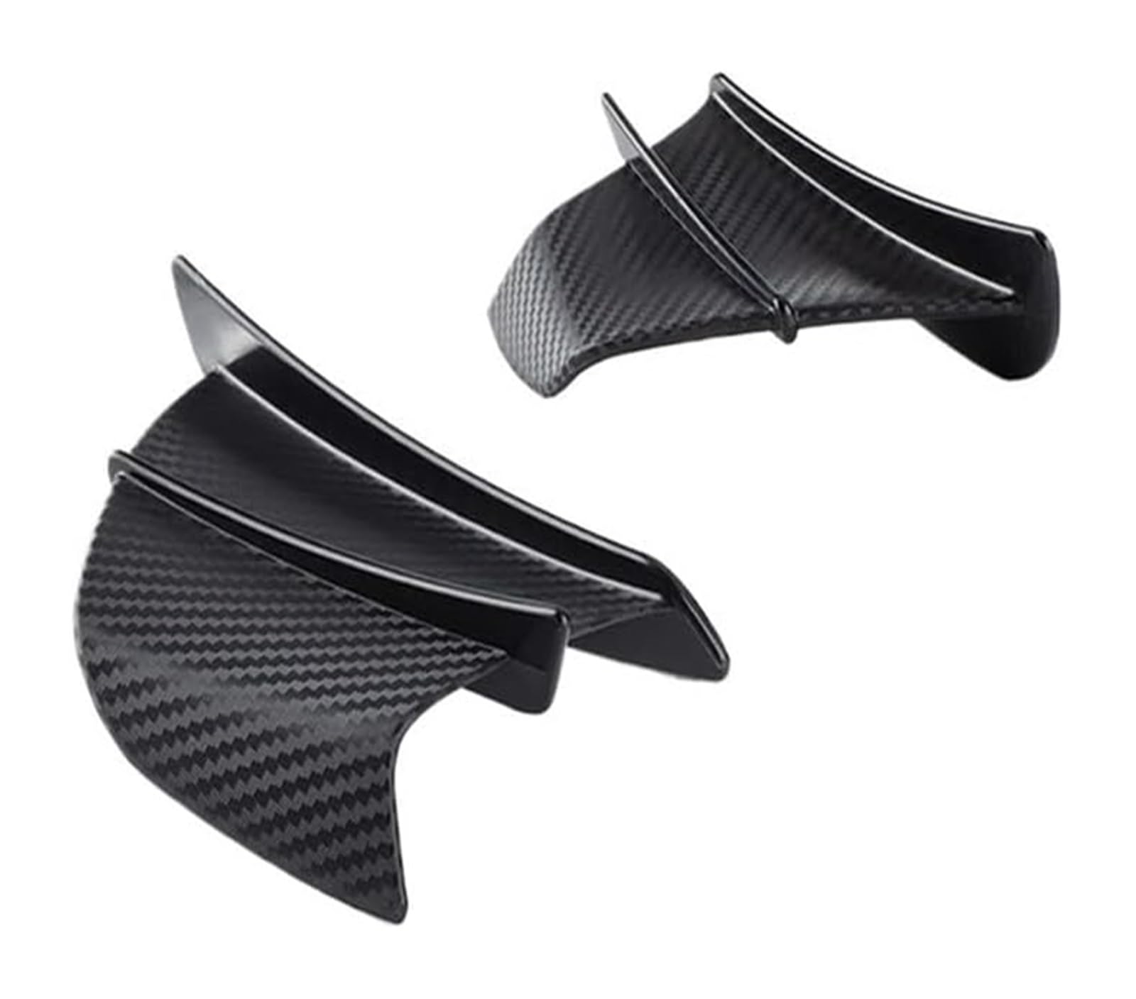 Seitenluftkanal Abdeckung Für Y&amaha BWS RS Jog Joe GP Motorrad Winglet Aerodynamischer Flügel Kit Spoiler Motorrad Spoiler Flügel Seitenverkleidung(Matte Carbon Look) von SRVSQTPTVK