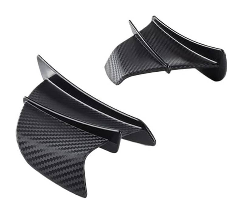 Seitenluftkanal Abdeckung Für Y&amaha BWS RS Jog Joe GP Motorrad Winglet Aerodynamischer Flügel Kit Spoiler Motorrad Spoiler Flügel Seitenverkleidung(Matte Carbon Look) von SRVSQTPTVK