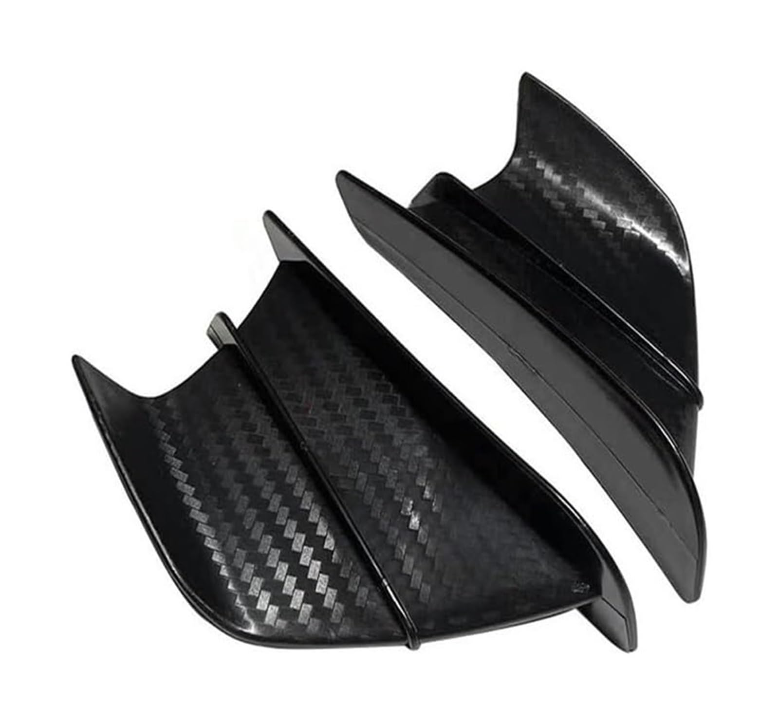 Seitenluftkanal Abdeckung Für Y&amaha BWS RS Jog Joe GP Motorrad Winglet Aerodynamischer Flügel Kit Spoiler Motorrad Spoiler Flügel Seitenverkleidung(Matte Carbon Look) von SRVSQTPTVK