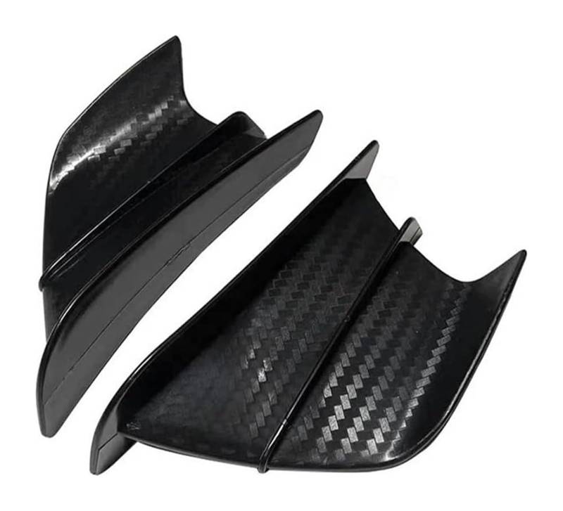 Seitenluftkanal Abdeckung Für Y&amaha MT-07 MT10 MT03 MT09 Für Tracer 900Gt Für Tenere700 MT125 Motorrad Modifikation Aerodynamische Feste Windflügel Kit Spoiler Seitenverkleidung(Matte Carbon Fiber) von SRVSQTPTVK