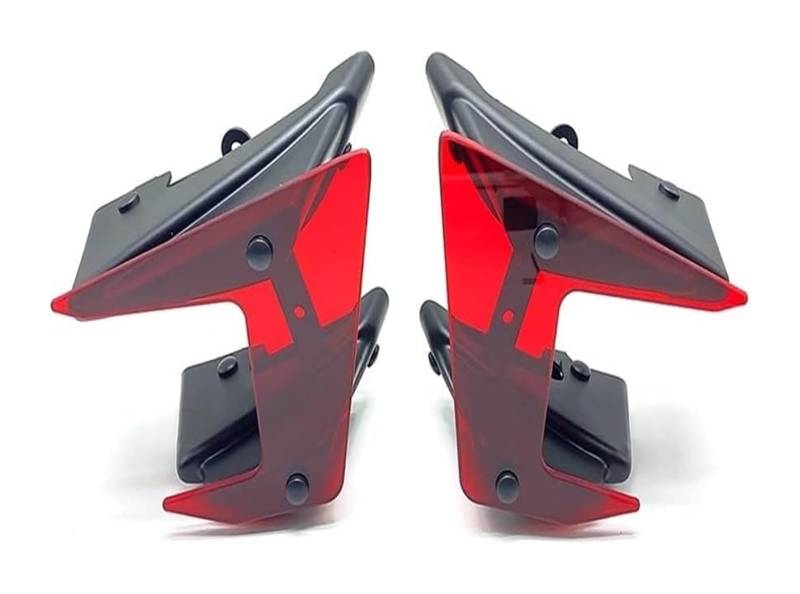 Seitenluftkanal Abdeckung Für Yam&aha MT-09 MT09 MT 09 SP 2017–2020 Motorradteile, Seitlicher Abtrieb, Nackte Spoiler, Feste Winglet-Verkleidungsflügel, Deflektoren Seitenverkleidung(MT-09 Red) von SRVSQTPTVK
