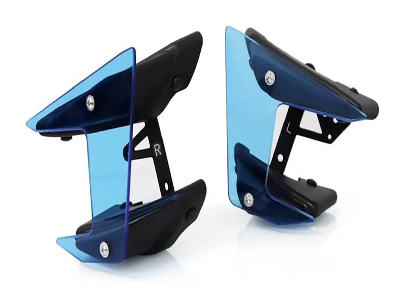 Seitenluftkanal Abdeckung Für Yam&aha MT-09 MT09 MT 09 SP 2017–2020 Motorradzubehör, Seitlicher Abtrieb, Nackte Spoiler, Feste Winglet-Verkleidungsflügel Seitenverkleidung(Blau) von SRVSQTPTVK