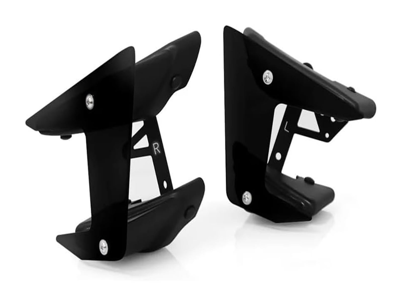 Seitenluftkanal Abdeckung Für Yam&aha MT-09 MT09 MT 09 SP 2017–2020 Motorradzubehör, Seitlicher Abtrieb, Nackte Spoiler, Feste Winglet-Verkleidungsflügel Seitenverkleidung(Schwarz) von SRVSQTPTVK