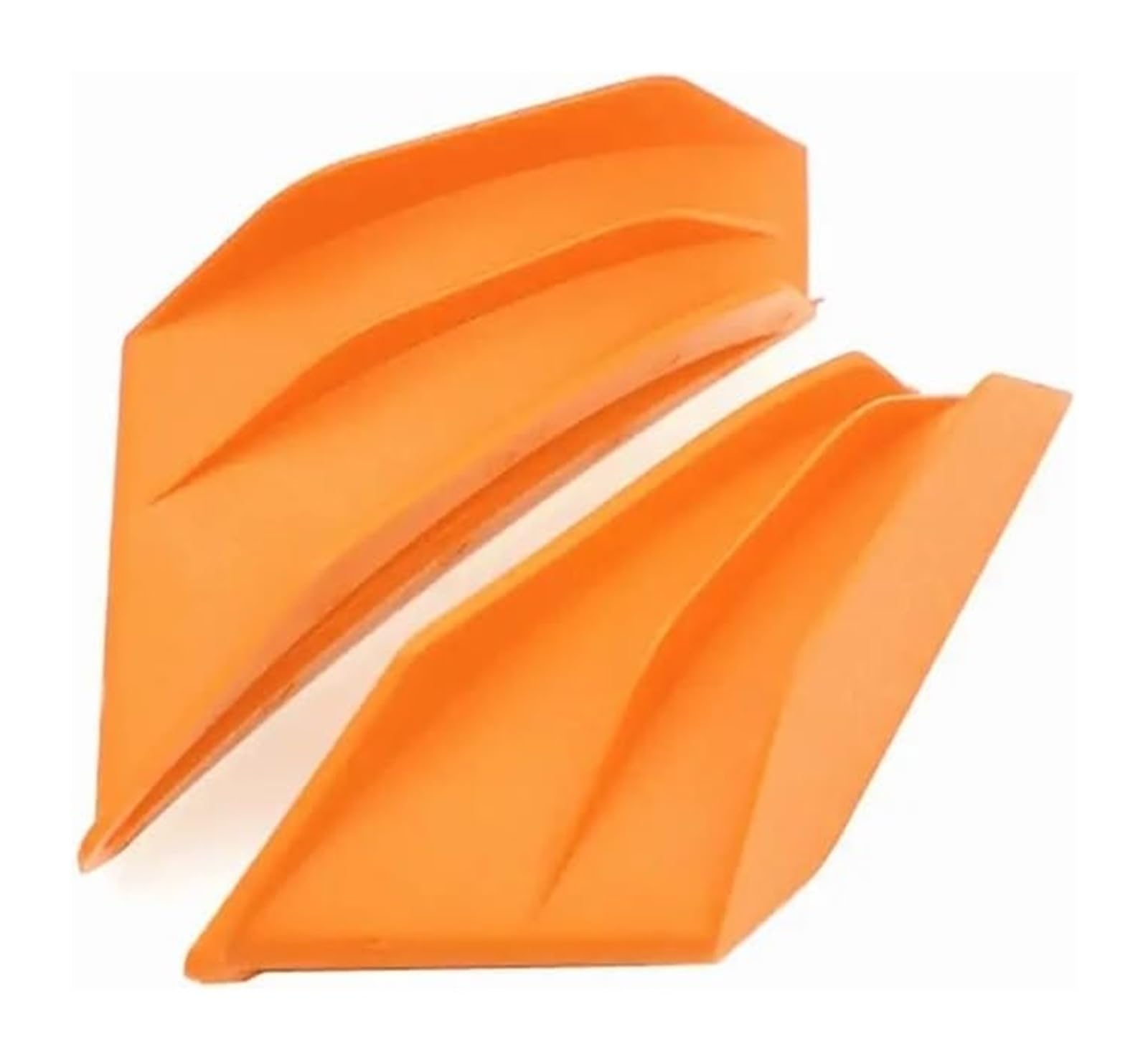 Seitenluftkanal Abdeckung Für Yam&aha SMAX 155 Universal Motorrad Seitenflügel 2PCS Motorrad Spoiler Flügel Winglet Aerodynamischer Seitenflügel Fin Spoiler Seitenverkleidung(Orange) von SRVSQTPTVK