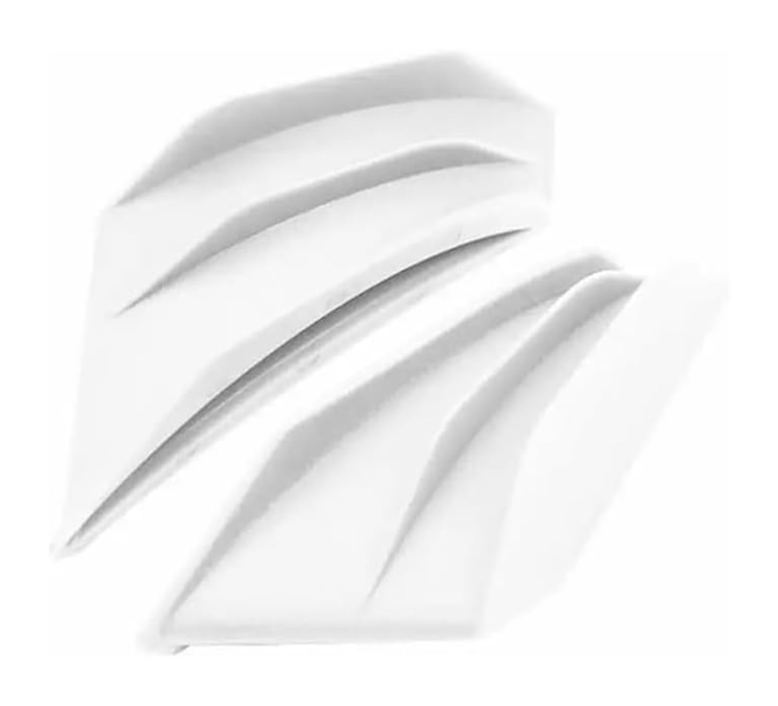 Seitenluftkanal Abdeckung Für Yam&aha SMAX 155 Universal Motorrad Seitenflügel 2PCS Motorrad Spoiler Flügel Winglet Aerodynamischer Seitenflügel Fin Spoiler Seitenverkleidung(Weiß) von SRVSQTPTVK