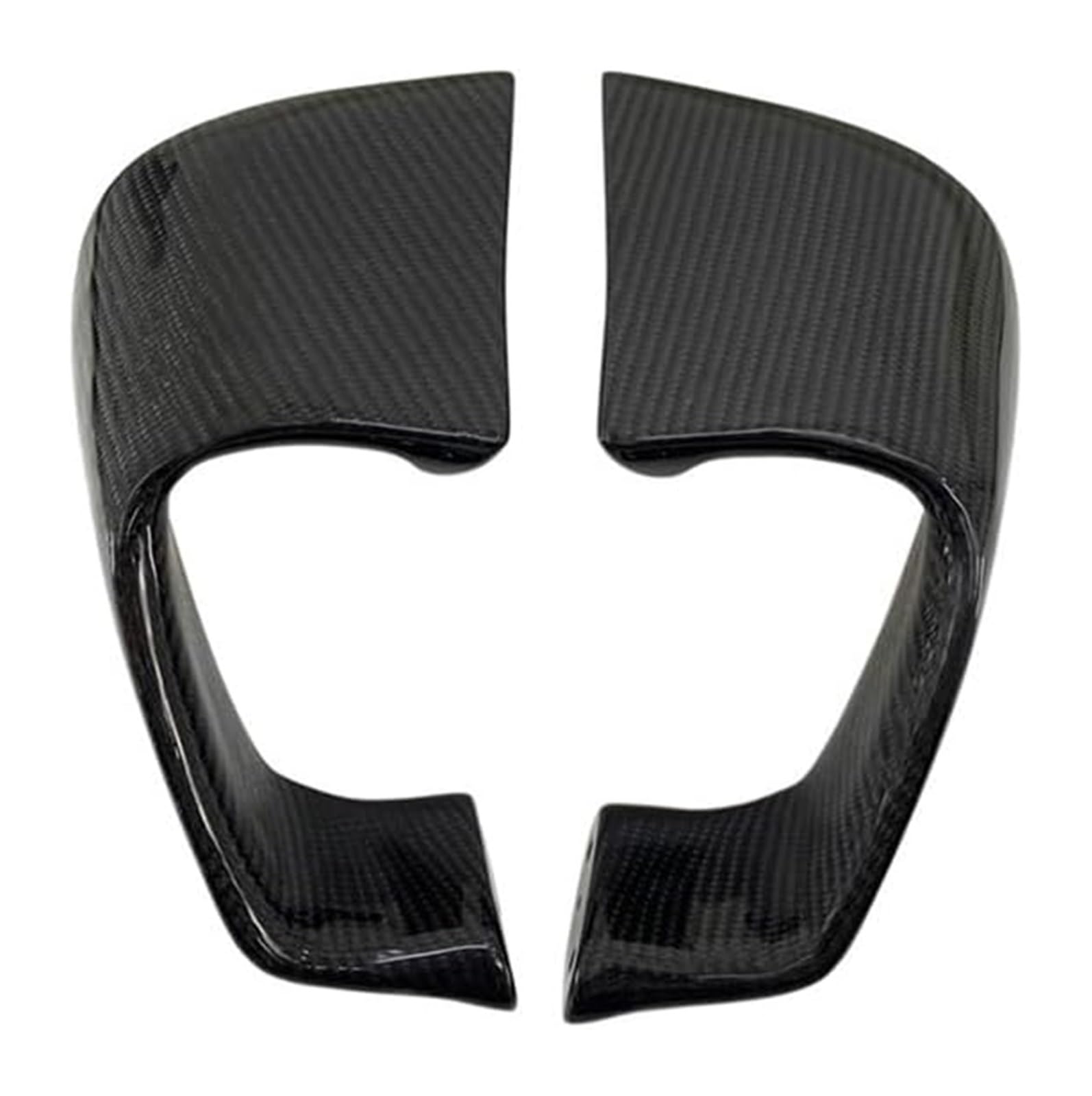 Seitenluftkanal Abdeckung Für Yam&aha YZF-R1 R1M 2015-2023 YZF-R6 2017-2022 Spoiler Seitenflügelblätter Motorrad Carbon Fiber Fixed Wing Geeignet Seitenverkleidung(Bright Twill) von SRVSQTPTVK