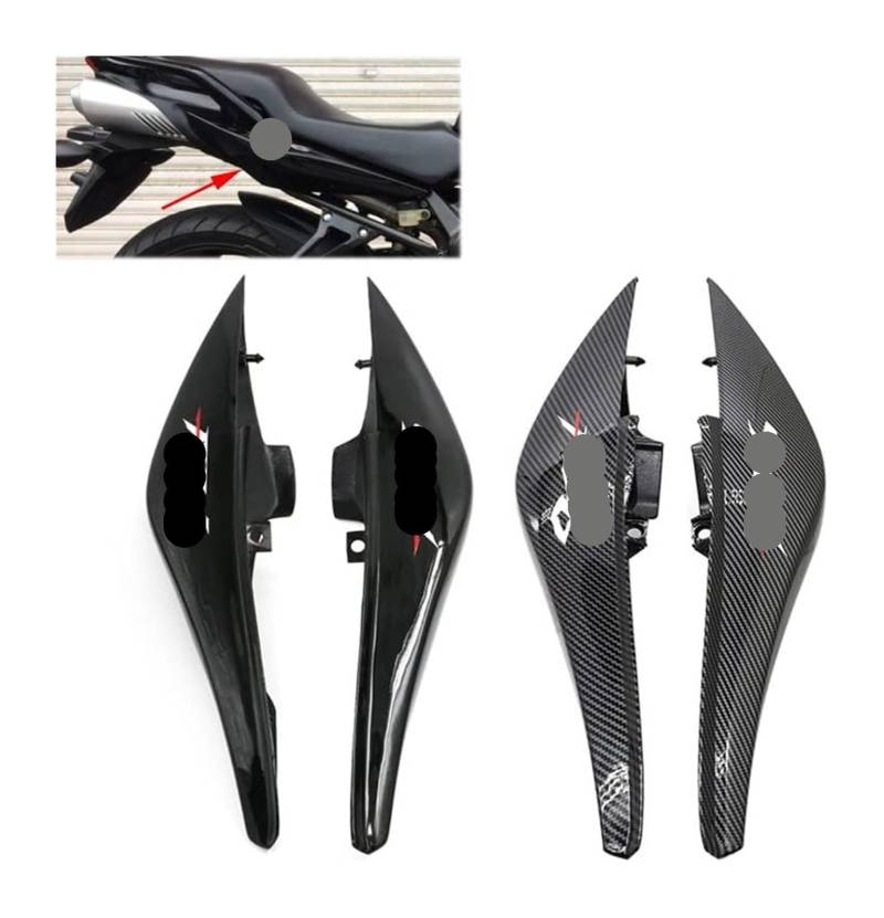 Seitenluftkanal Abdeckung Für Yama&ha FZ6 FZ6N 2007 2008 2009 Seite Oberer Schwanz Sitzbezug Gugel Schutzfolie Motorradverkleidung Seitenverkleidung(Carbon with L) von SRVSQTPTVK