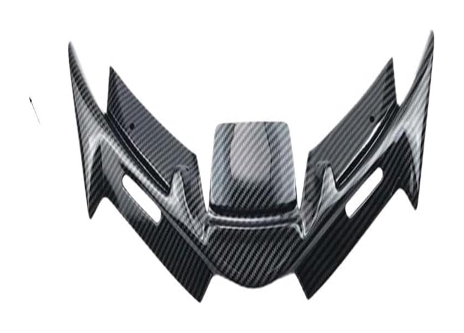 Seitenluftkanal Abdeckung Motorrad Frontverkleidung Winglet Aerodynamische Flügelabdeckung Spoiler Winglet Verkleidung Motorrad Modifizierte Teile Seitenverkleidung(Carbon Fiber P) von SRVSQTPTVK