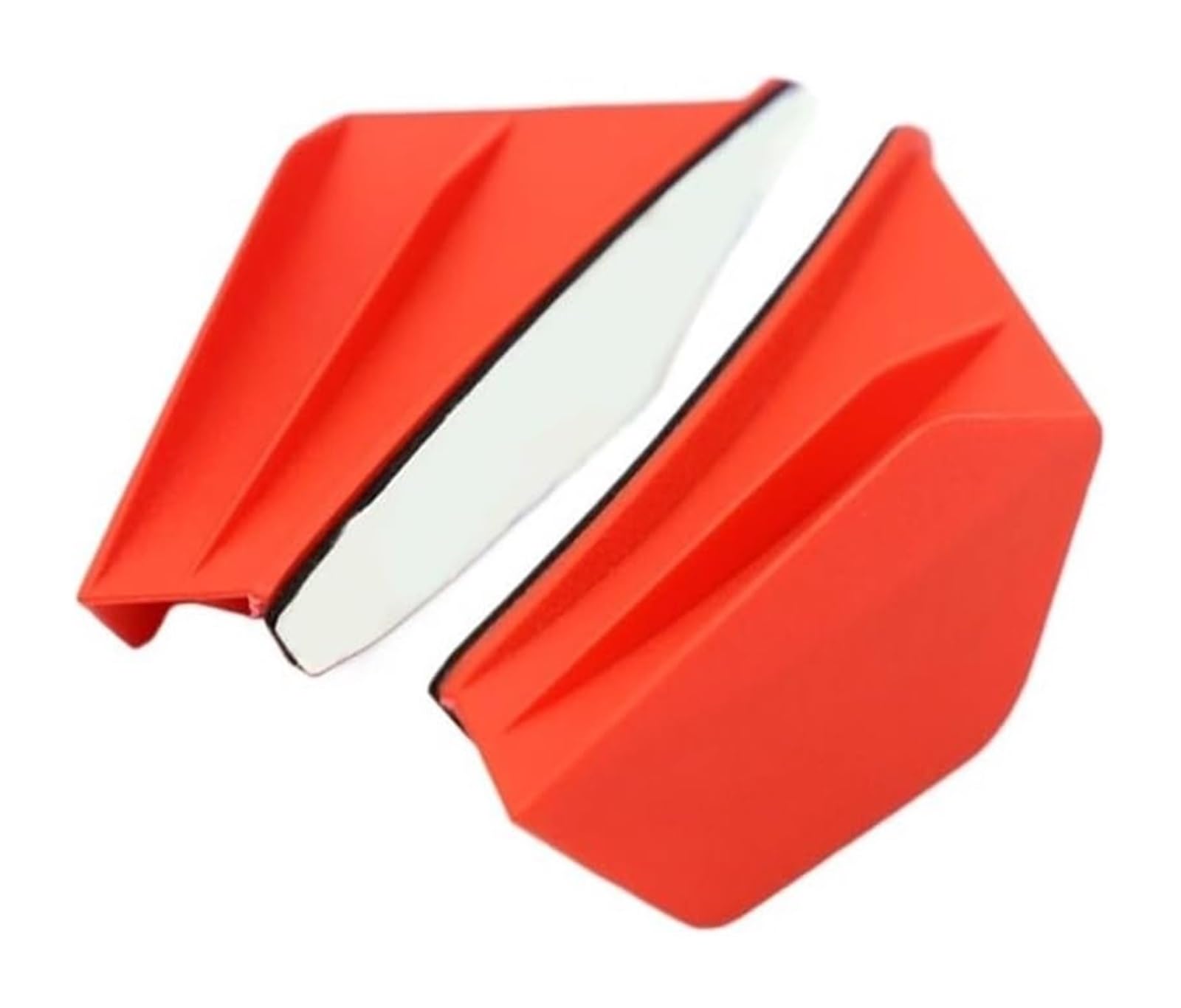 Seitenluftkanal Abdeckung Universelle Motorrad-Winglets Aerodynamischer Spoiler Dynamische Flügel-Seitenspoiler-Haube Seitenverkleidung(R) von SRVSQTPTVK