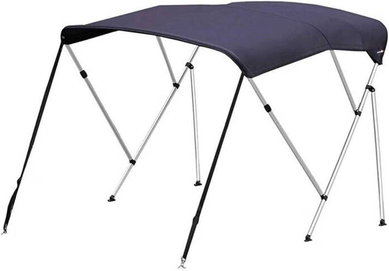 Bimini-Tops for Boote, 600D Segeltuch, Sonnenschutz, Markise for Schlauchboote, Fischerboot, Mehrspieler-Überdachung for Gummiboote Schutzhülle(2 Bow 71" L x 43" H x 43"-51" W) von SSDDLZEQ