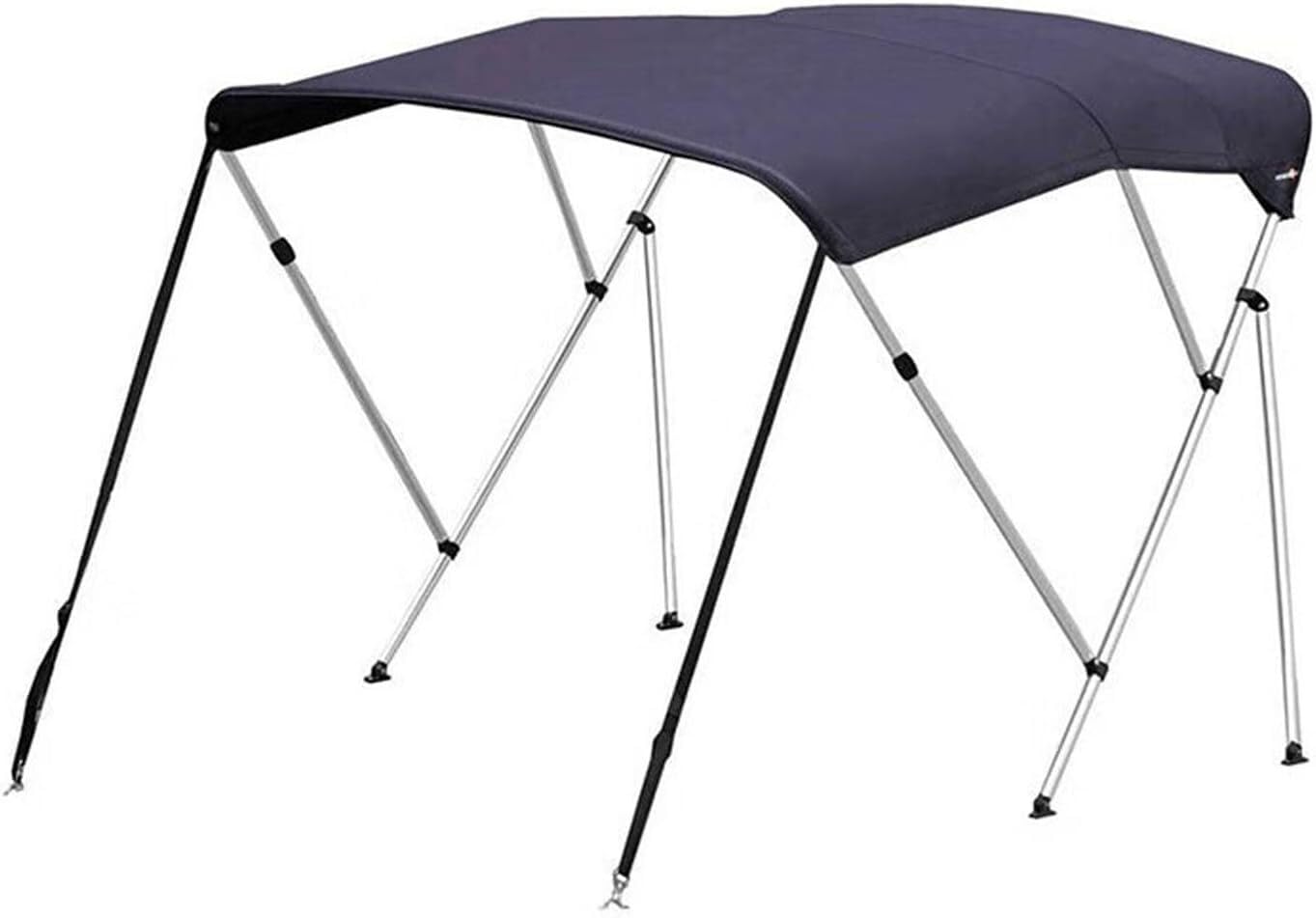 Bimini-Tops for Boote, 600D Segeltuch, Sonnenschutz, Markise for Schlauchboote, Fischerboot, Mehrspieler-Überdachung for Gummiboote Schutzhülle(2 Bow 71" L x 43" H x 51"-59" W) von SSDDLZEQ