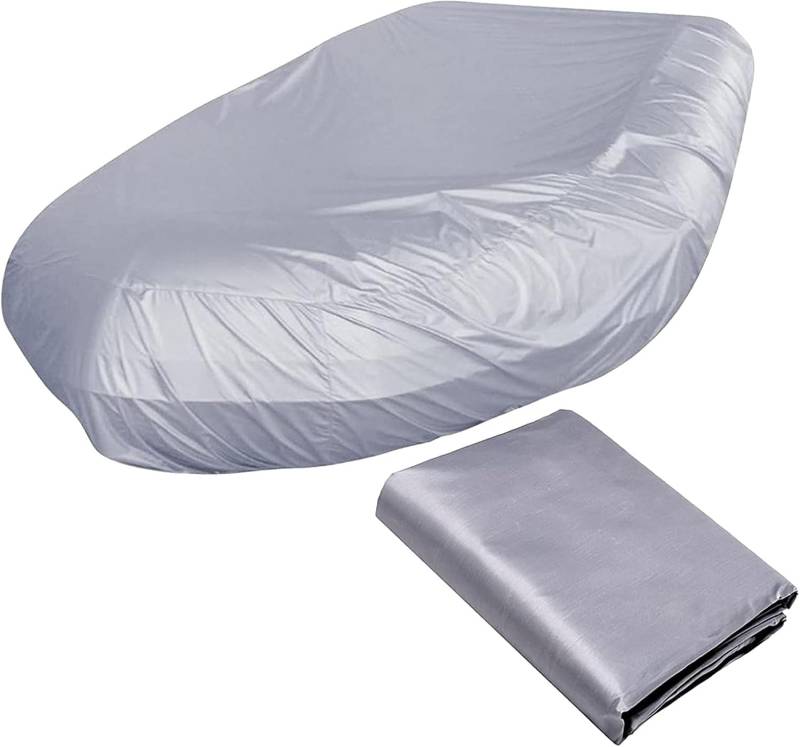 Heavy Duty Schlauchboot Abdeckung Baldachin Gummi Boot/Segelboot Schutz Zubehör Schutzhülle(Silver,270x94x46cm) von SSDDLZEQ