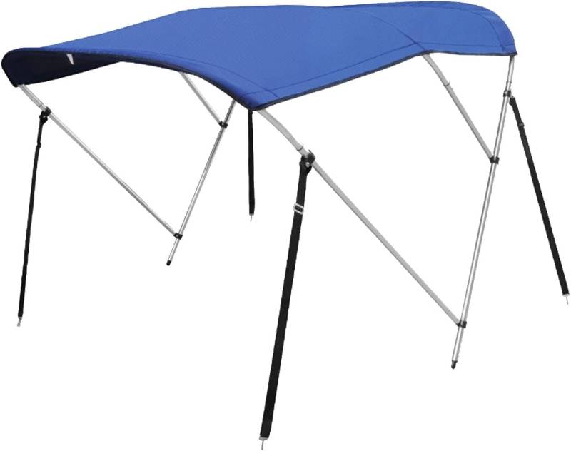 Marine-Markise mit Stützstange hinten, Edelstahl-Aluminiumrahmen, Stauraum, Verschiedene Größen erhältlich Schutzhülle(3 Bow 67" L x 49" H x 59"-67" W) von SSDDLZEQ