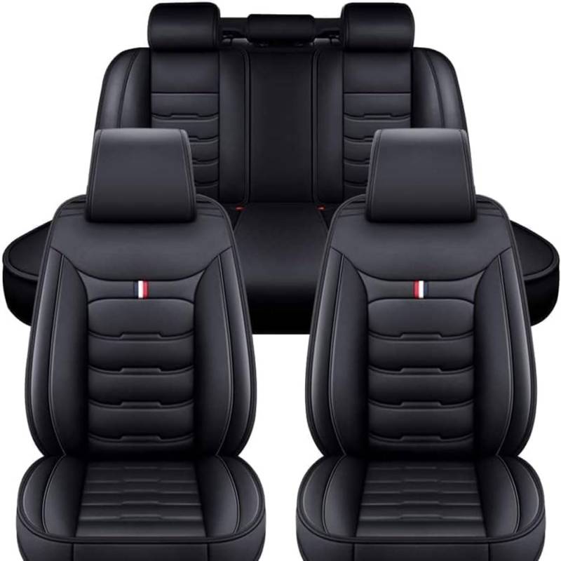 SSIMOO Auto Sitzbezüge Set Autositzbezüge für Mer-cedes Be-nz GLC-Class GLC 300 X253 GLC 200 X253 GLC 300e X253 GLC 250 C253, Vorne Und Hinten Leder Auto-Schonbezüge Wasserdicht Zubehör Innenraum von SSIMOO