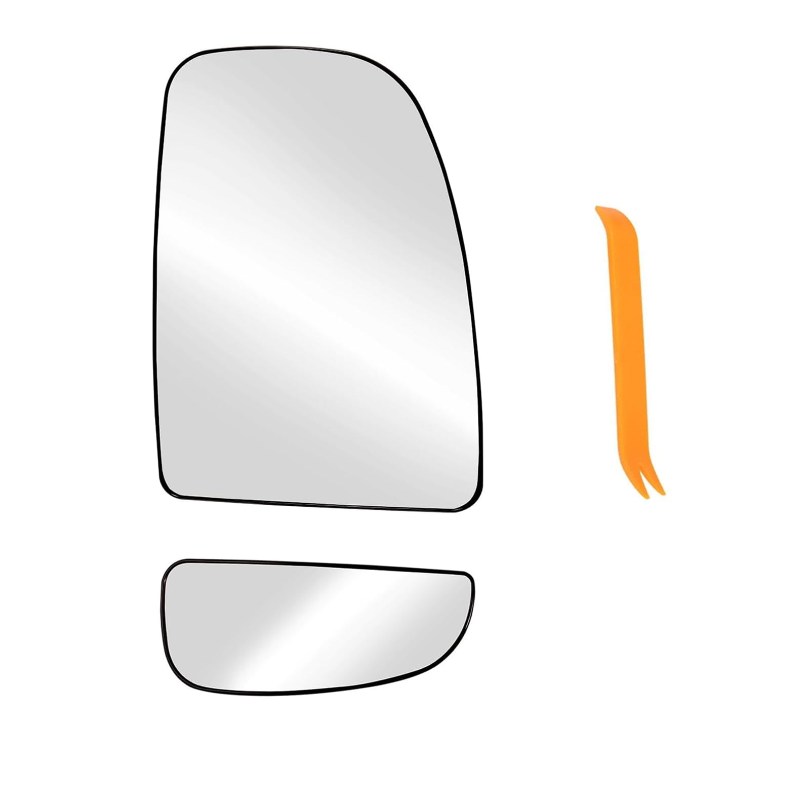Spiegelglas Ersatz für Ducato Jumper Boxer Movano C 2006-2023 Beheizbar Konvex Ersatzspiegelglas Außenspiegel Glas Rechts Fahrerseite Spiegelglas Rechts Asphärisch Rückspiegelglas(Rechts) von SSJkeji