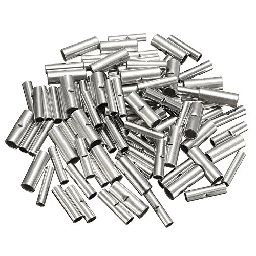 100 Pcs/set Butt Splice Wire Connector Copper Tinned Crimp Terminals AWG 22-10 Terminals Crimping Connectors von SSOPTMCB