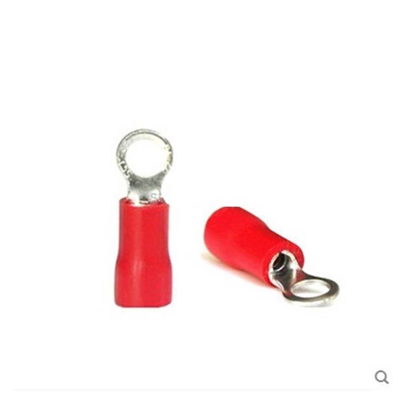 1000pcs/lot RV1.25-3.5M AWG22-16 0.5-1.5mm2#6 Bolt Wire Connector Red Ring Terminal von SSOPTMCB
