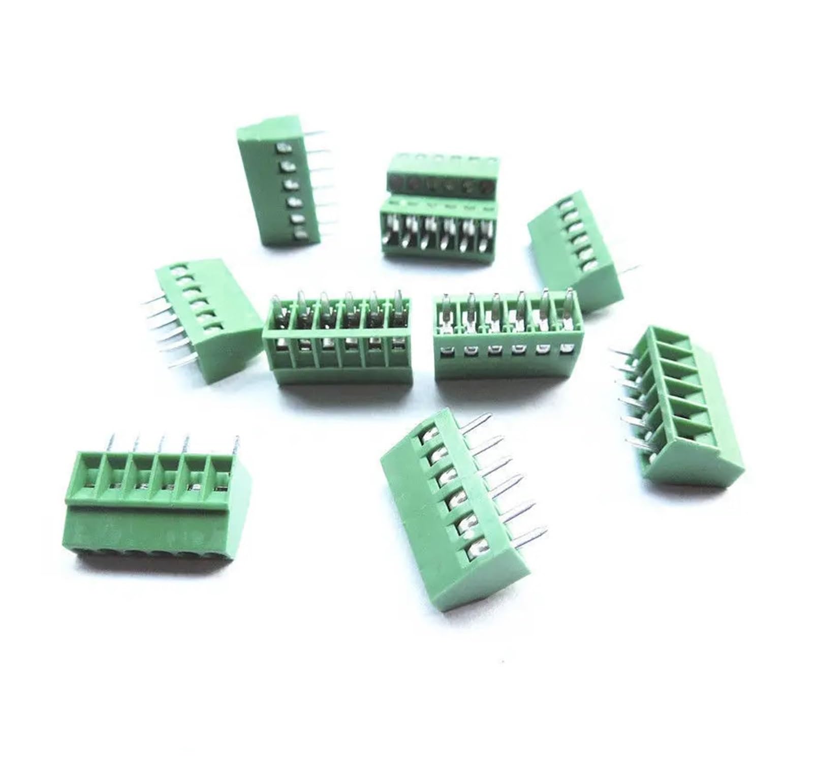10pcs 6 Poles/6 Pin 2.54mm/0.1" PCB Screw Terminal Block Connector 10pcs 6 Poles/6 Pin 2.54mm/0.1" PCB Screw Terminal Block Connector von SSOPTMCB
