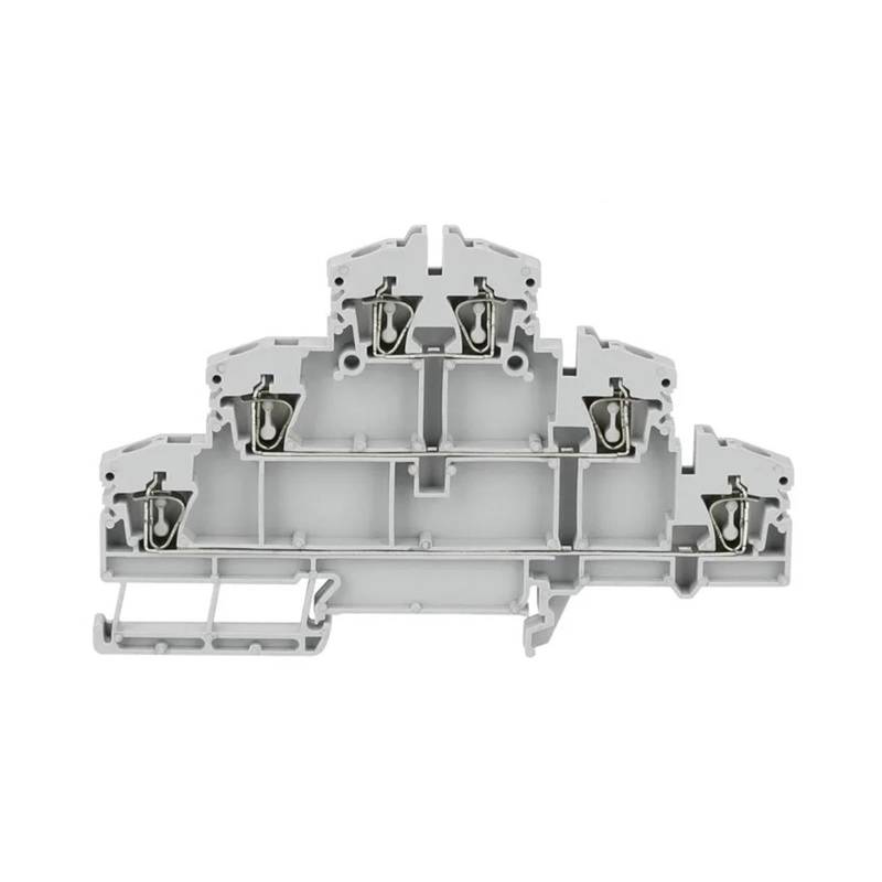 10pcs Type DLD2.5-3VN 28-12AWG Din Rail Quick Connector 3-Layer Modular Push in Screwless Terminal Blocks DLD-2.5-3VN von SSOPTMCB