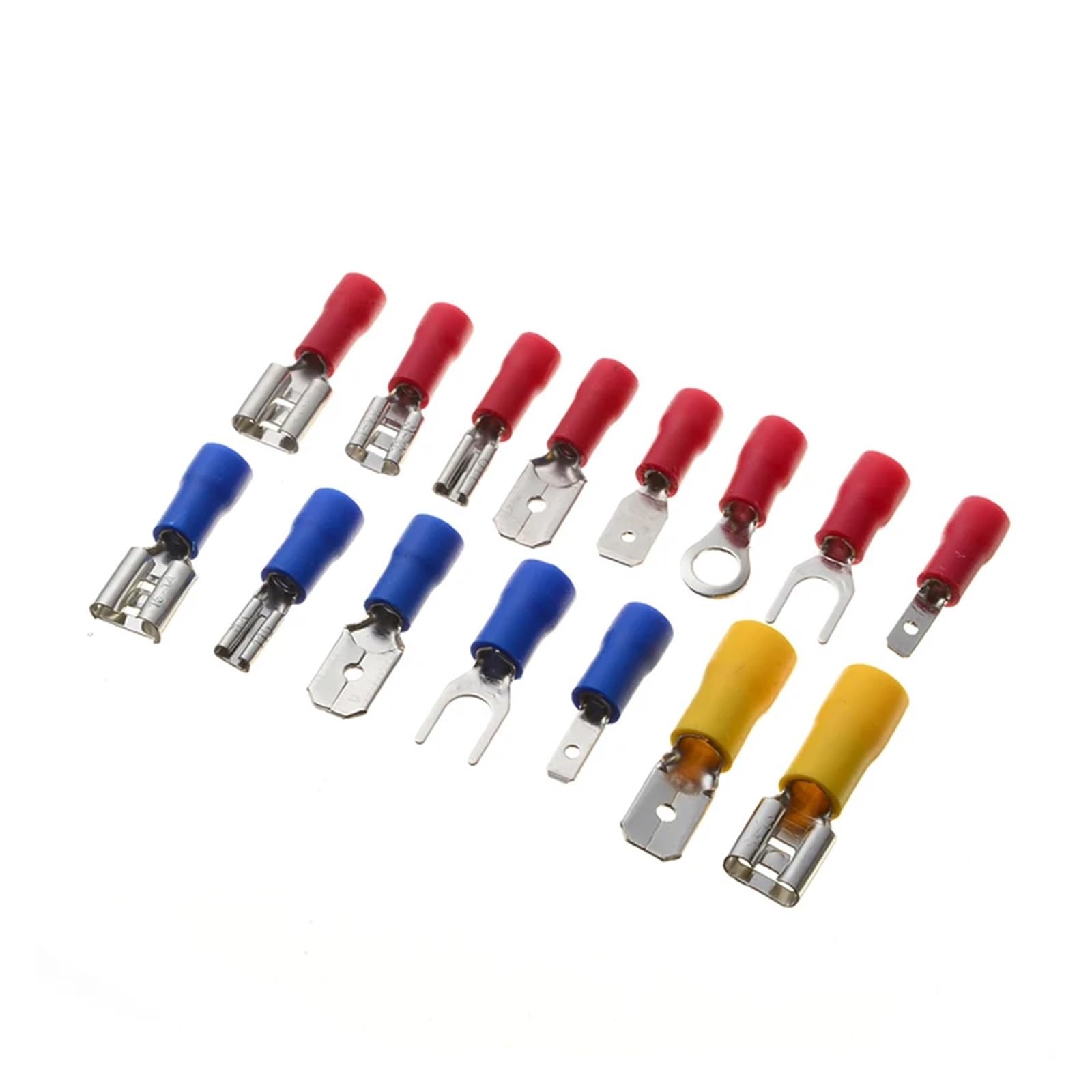 280Pcs Cold-Pressed Terminal Wire Cable Connector Insulated Butt Terminal Connector Set Crimping Tool Blue/Red/Yellow 280Pcs Cold-Pressed Terminal Wire Cable Connector Insulated Butt Terminal Connector Set Crimping Tool Blue/Red/Yellow von SSOPTMCB