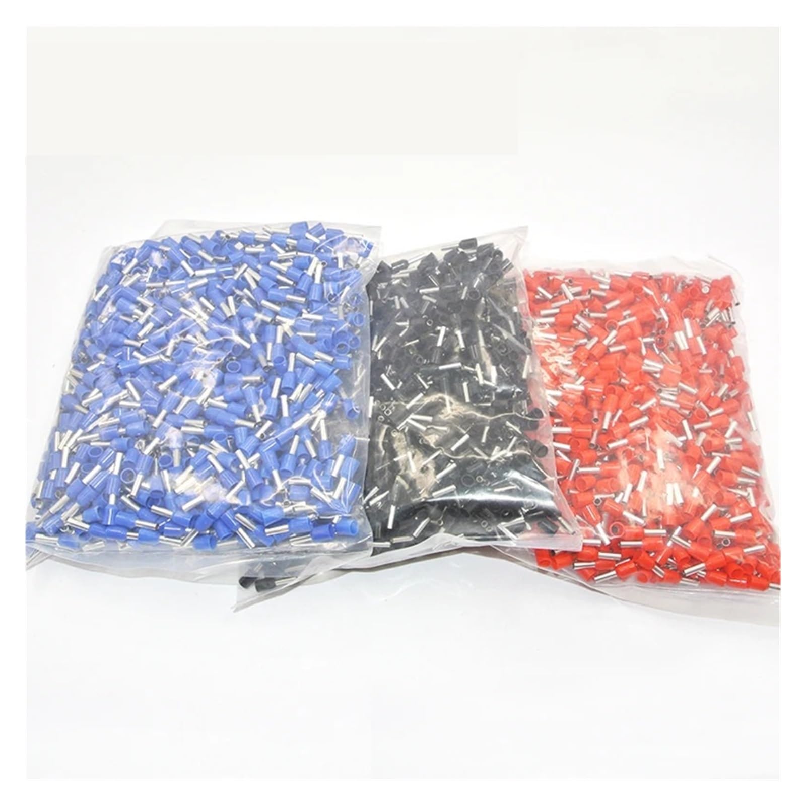 3000PCS E6012 Black Red Blue 10AWG 6.0mm2 Insulated Wire Copper Crimp Connector Insulated Cord End Terminal Wire Ferrules von SSOPTMCB