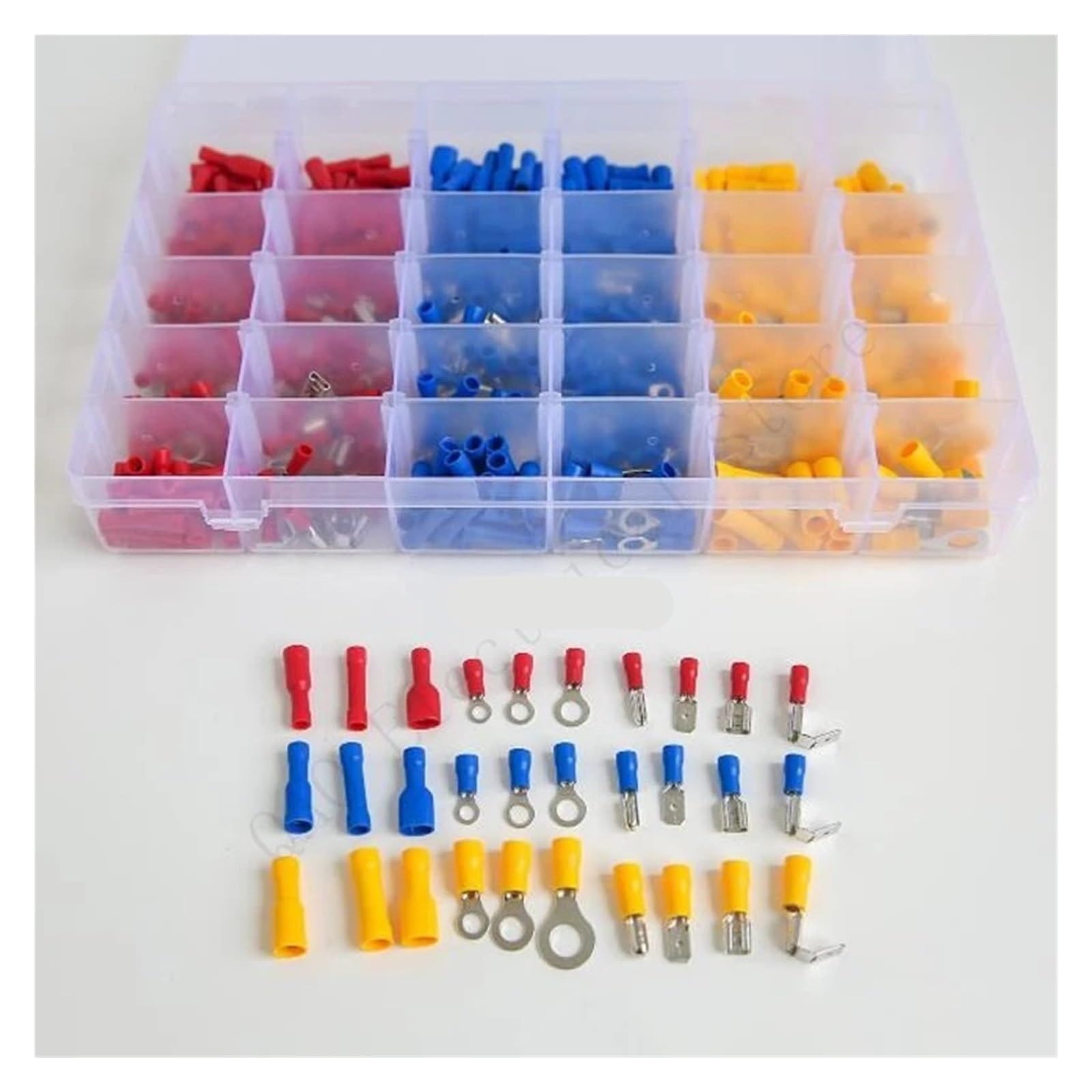 480Pcs Insulated Wiring Terminals Wire Connectors Assortment Electrical Crimp Terminals Kit Crimp Connectors Cable Terminal 480Pcs Insulated Wiring Terminals Wire Connectors Assortment Electrical Crimp Terminals Kit Crimp Connectors Cable Terminal von SSOPTMCB