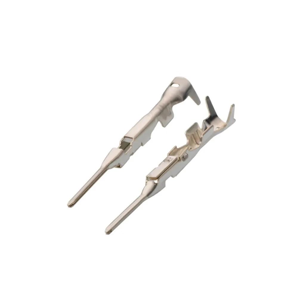 50 Pcs 0.6mm Series TP101-00100 Automobile Connector Male Pin Terminal DJ611K - 0.6 x 0.6 A for Car von SSOPTMCB
