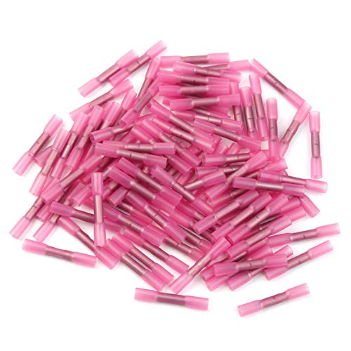 50PCS Heat Shrink Terminals Insulated&Waterproof Seal Butt Electrical Wire Crimp/Shrinkable Terminal Connector Set 22-18 von SSOPTMCB