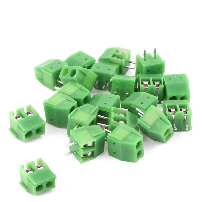 50pcs 3.5mm Pitch 2 pin 2 way Straight Pin PCB Screw Terminal Blocks Connector von SSOPTMCB