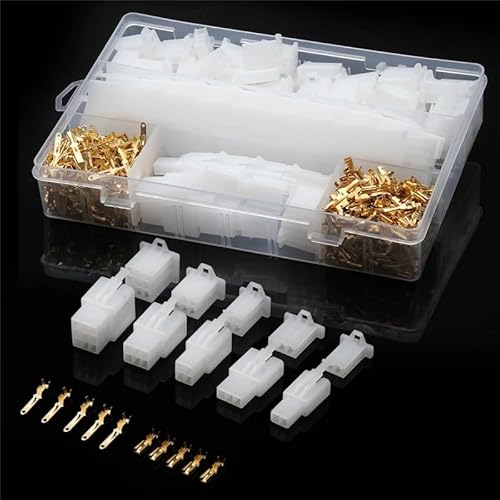50pcs Connector XH-2.54mm Jumper Pin Headers Housing Connector Wire Cable Crimp Terminal for Automobile Kit 2-9 Hole von SSOPTMCB