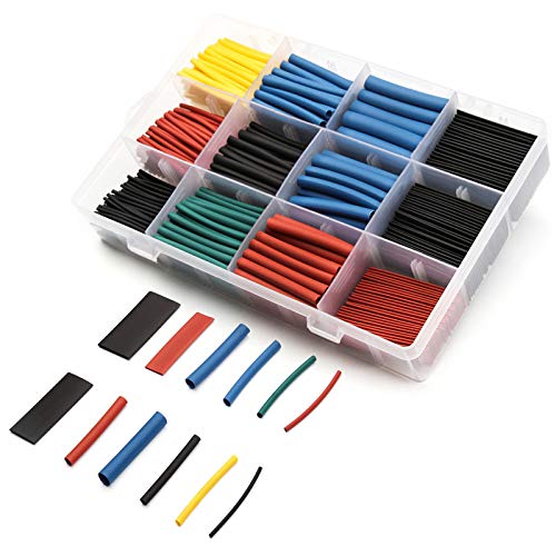 560PCS Heat Shrink Sleeving Tubing 2:1 Insulation Sleeve Wrap Cable Wire Connectors Assorted Kit Shrinking Tubes set von SSOPTMCB
