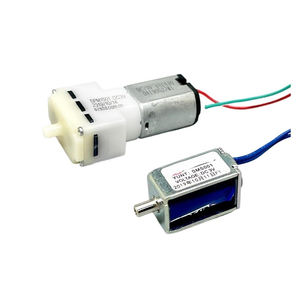 DC 3V 030 Air Pump + Normally Open Solenoid Valve Kit Aquarium Pump for Wrist Accessories Motor Drivers von SSOPTMCB