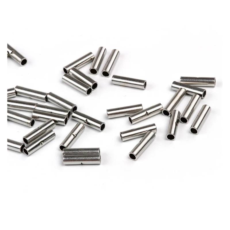 DIY 100Pcs Uninsulated Butt Wire Electrical Connector Crimp rolled Terminals Kits 16-14 AWG (1.5-2.5mm2) von SSOPTMCB