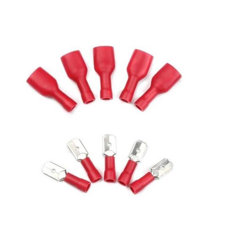 FDFD1.25-250 * 50 MDD1.25-250 * 50 50pcs 25setRed Male Female male wire connections Crimp Terminal Connectors von SSOPTMCB